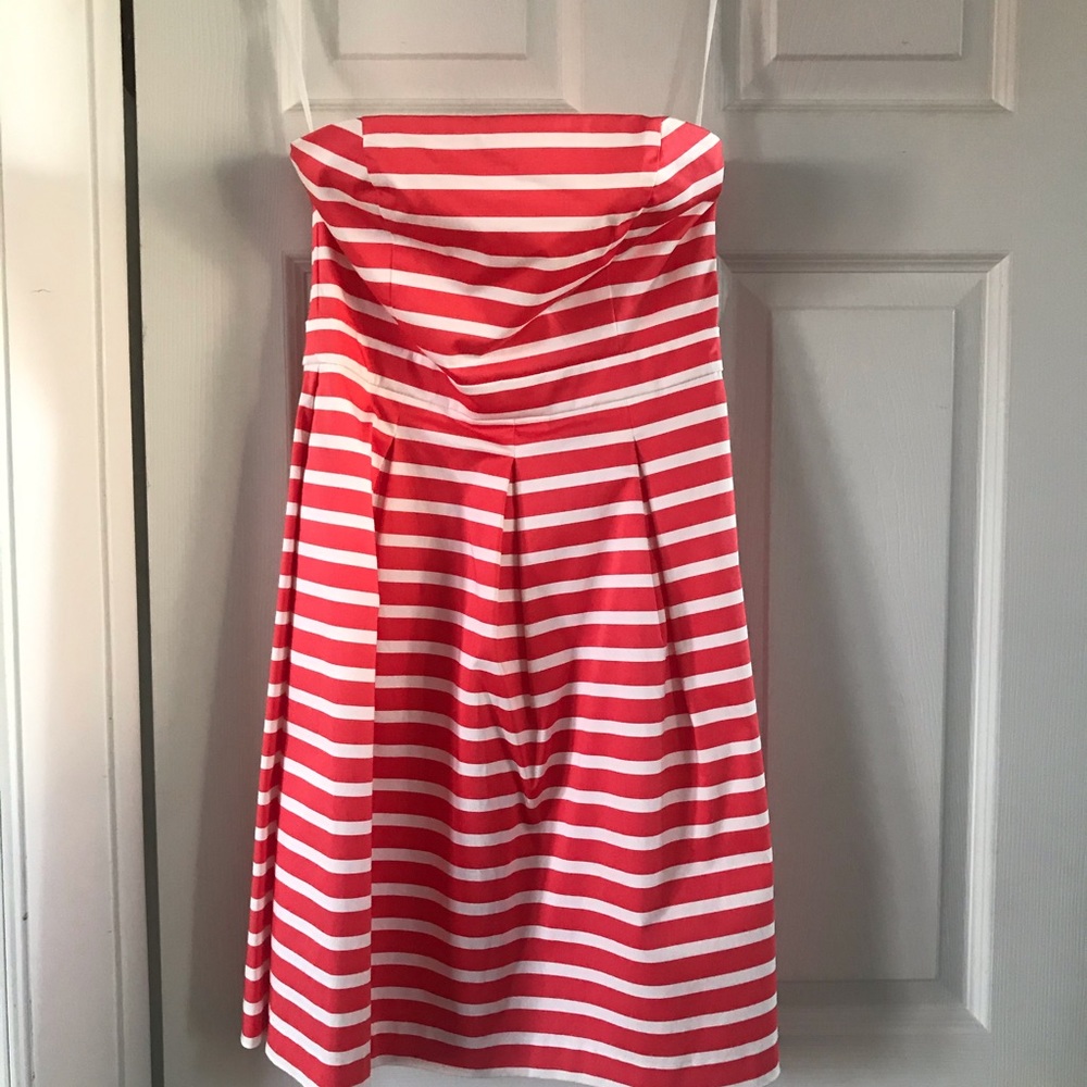 Gap Strapless Summer Striped Dress